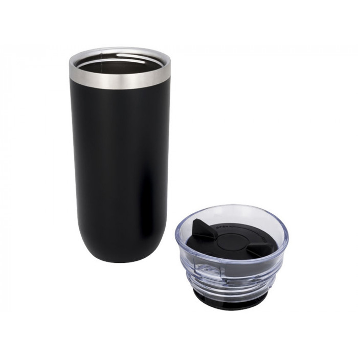 Вакуумная герметичная термокружка Twist, черный