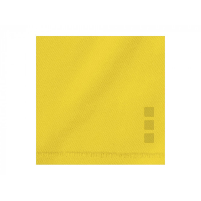 Calgary женская футболка-поло с коротким рукавом, желтый