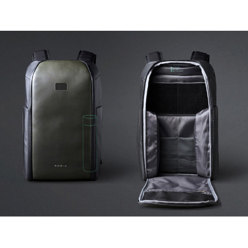 Атикражный рюкзак FlipPack для ноутбука 15.6, черный