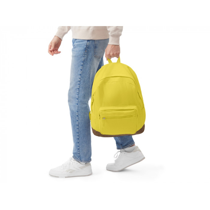 Рюкзак Shammy с эко-замшей для ноутбука 15, желтый