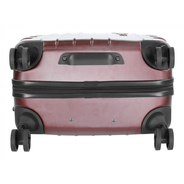 Чемодан BUGATTI Galatea, красный, поликарбонат / АБС-пластик, 36,5х24,5х56 см, 38 л