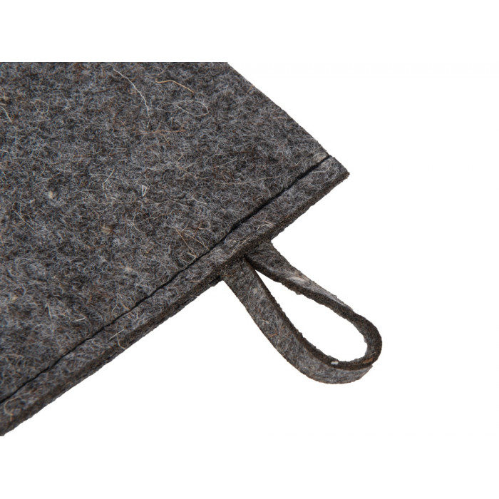 Рукавичка для бани и сауны Healing, серый графит