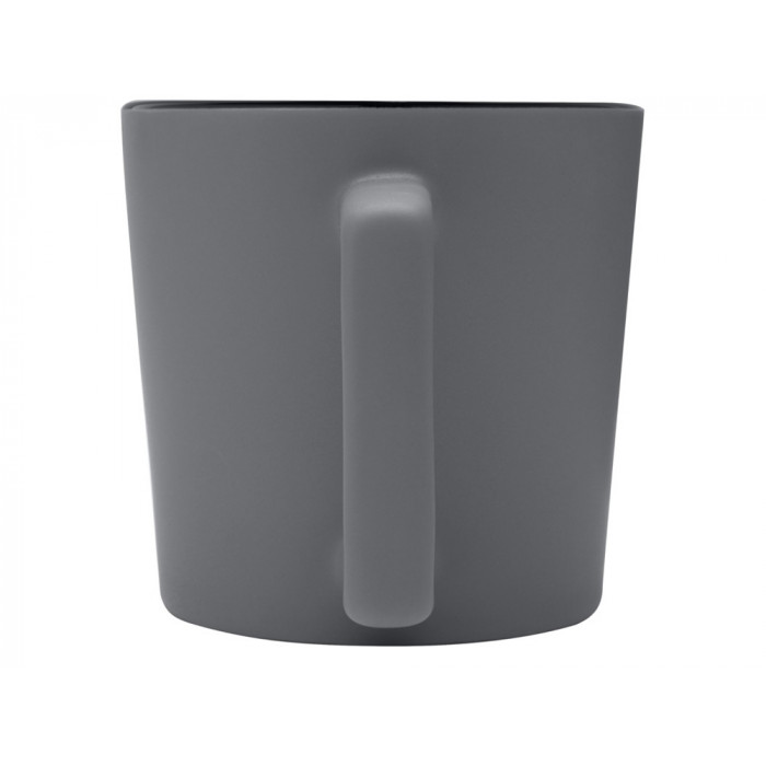 Cali Керамическая кружка объемом 370 мл с матовой отделкой - сплошной черный / Matted Grey