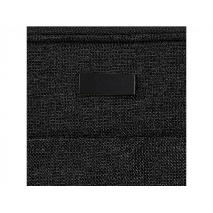 Чехол для 14-дюймового ноутбука Joey объемом 2 л из брезента, переработанного по стандарту GRS, черный