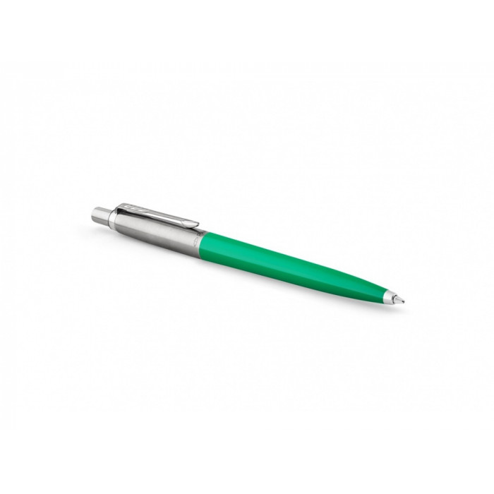 Шариковая ручка Parker Jotter, цвет GREEN, цвет чернил синий, толщина линии M , в подарочной коробке