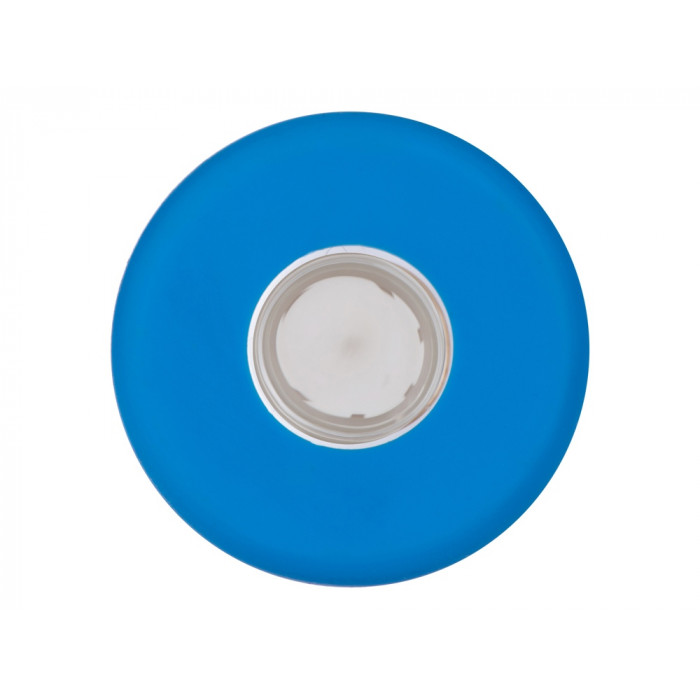 Бутылка для воды стеклянная Refine, в чехле, 550 мл, голубой