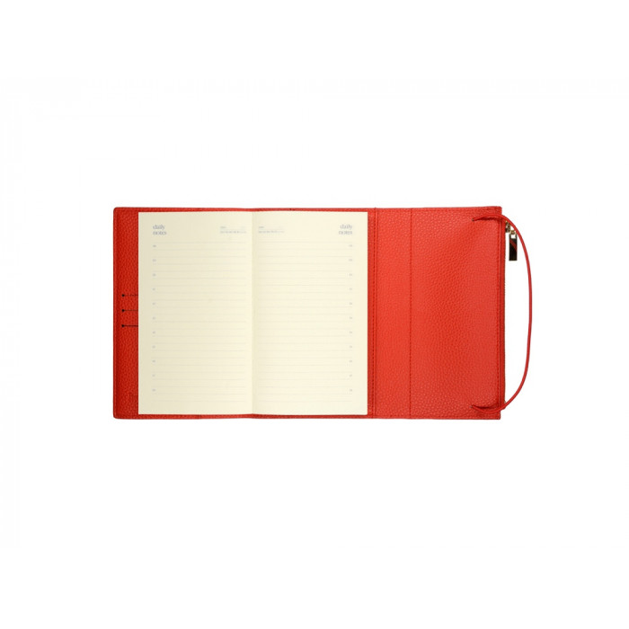 Ежедневник недатированный  А5- Dolce Vita  (красный)