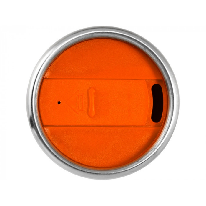 Термостакан Elwood c изоляцией, серебристый/оранжевый