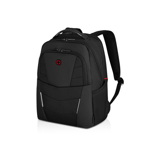 Рюкзак WENGER ALTAIR 15.6, черный, переработанный ПЭТ/Полиэстер, 32х21х44 см, 22 л.