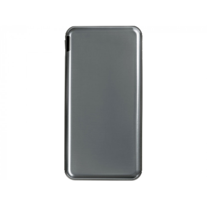 Внешний аккумулятор Forge v.2, металл, 10000mah, серый