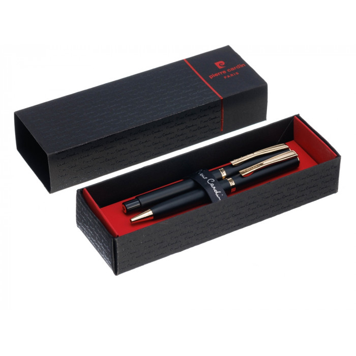 Набор Pierre Cardin PEN&PEN: ручка шариковая + роллер. Цвет - черный. Упаковка Е.