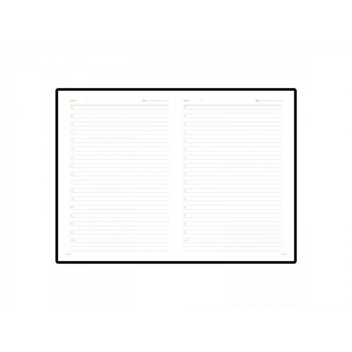 Ежедневник А5 недатированный Polo, бордовый