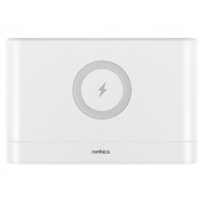 Часы с беспроводным зарядным устройством Rombica Timebox 1, белый
