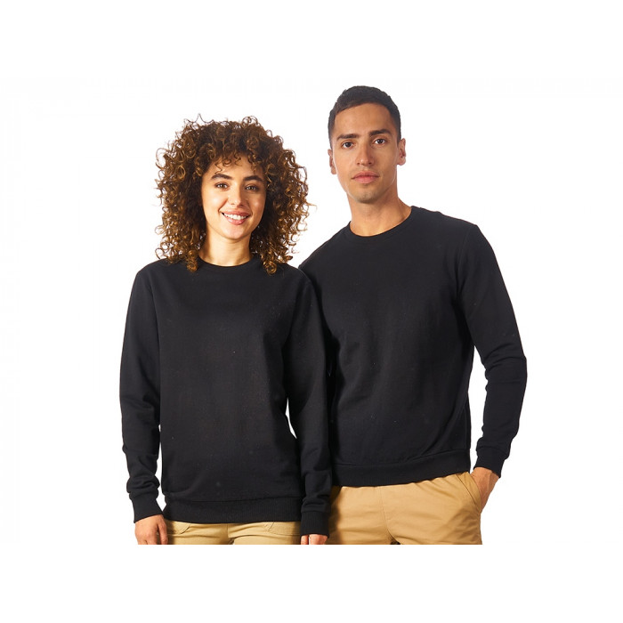 Свитшот Motion унисекс с начесом, черный