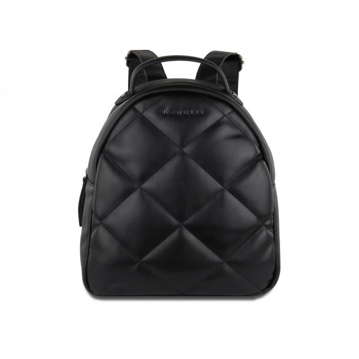 Рюкзак женский BUGATTI Cara, чёрный, полиуретан, 25,5х11х27,5 см, 7 л