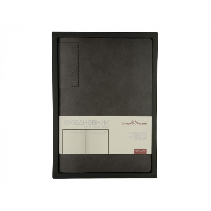 Ежедневник недатированный  А5 LONDON серый