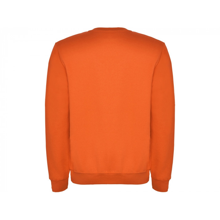 Свитшот с начесом Clasica унисекс, оранжевый