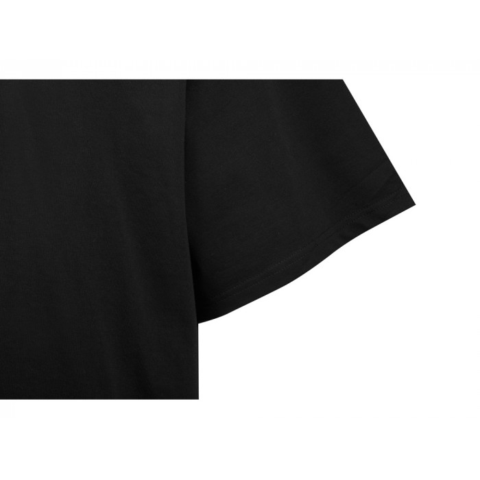 Худи оверсайз с коротким рукавом Warsaw унисекс, черный