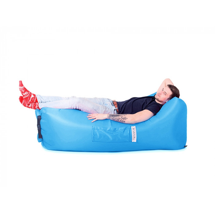 Надувной диван БИВАН 2.0, голубой