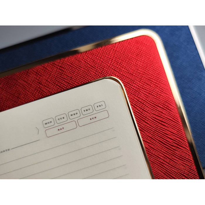 Ежедневник А5 недатированный Bridge, черный/серебристый