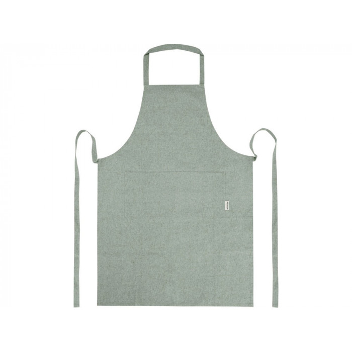 Pheebs 200 g/m2 recycled cotton apron, зеленый яркий