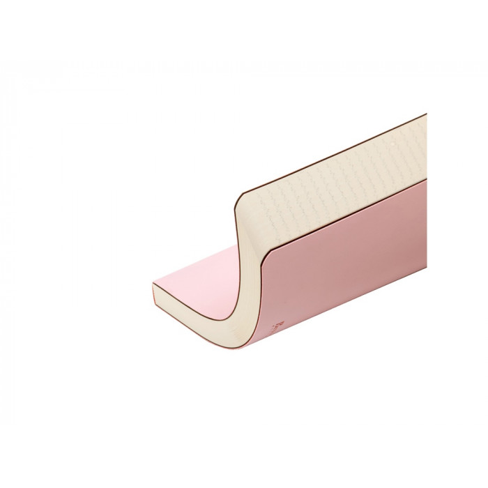 Ежедневник А5 недатированный Megapolis Velvet Flex, зефирный розовый