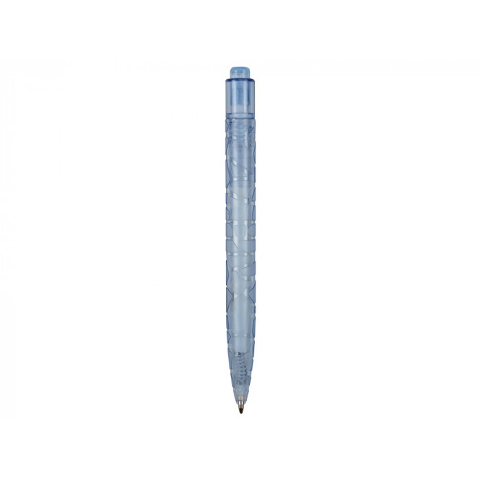 Ручка шариковая из переработаных PET бутылок, голубой