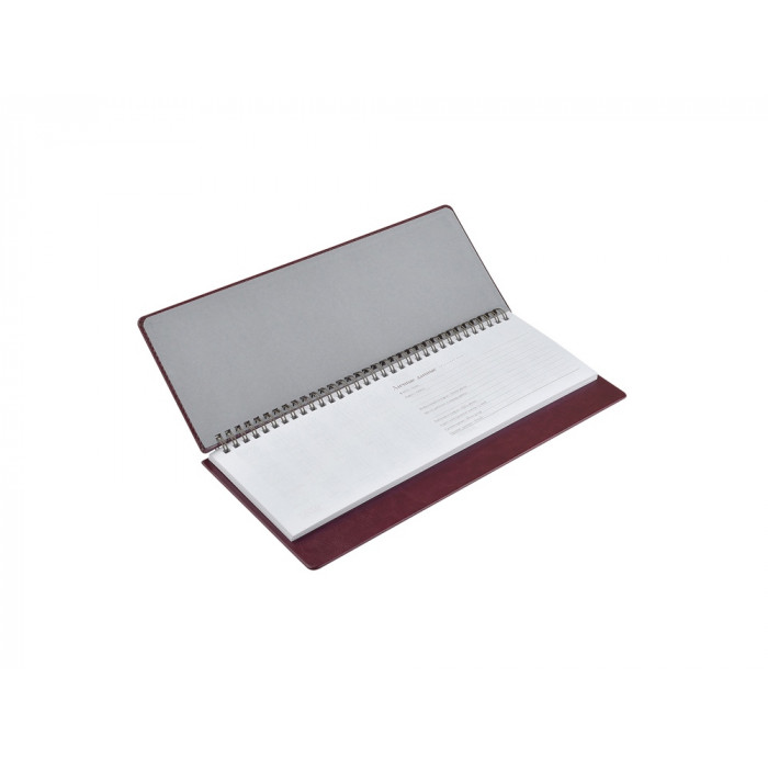 Планинг ГР. датированный Sidney Nebraska 2026, бордовый