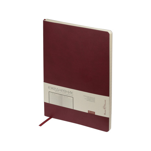 Ежедневник недатированный B5 Megapolis Flex (бордовый) (Р)
