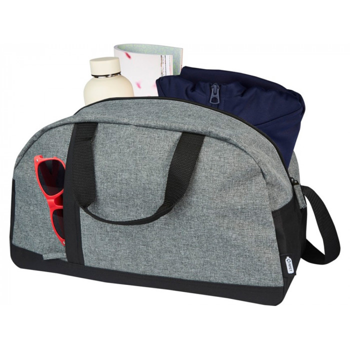 Двухцветная спортивная сумка Reclaim объемом 21 л, изготовленная из переработанных материалов по стандарту GRS, серый яркий