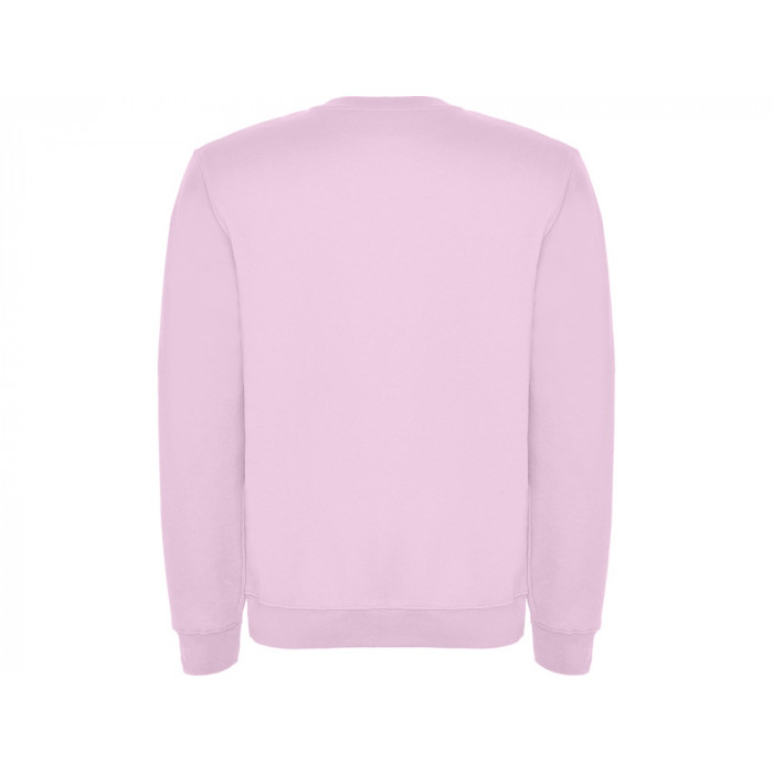 Свитшот с начесом Clasica унисекс, светло-розовый
