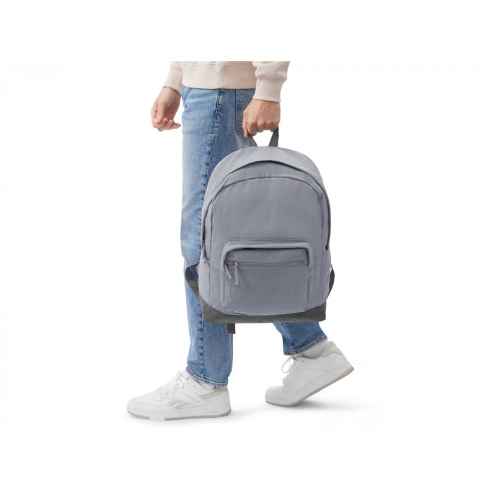 Рюкзак Shammy с эко-замшей для ноутбука 15, серый