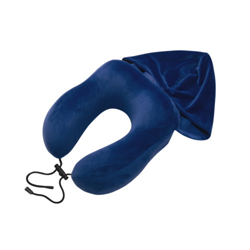 Подушка с эффектом памяти, с капюшоном Dream Hood, синий