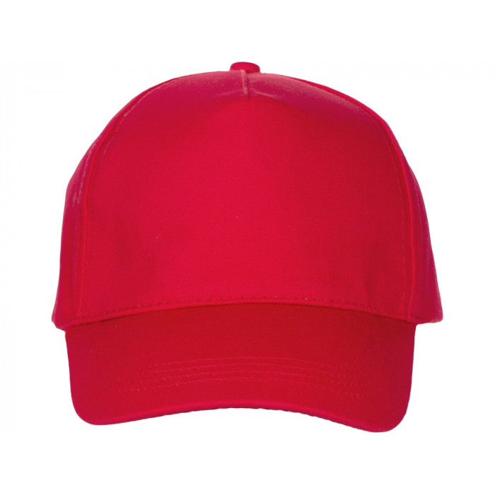 Бейсболка Мемфис 230 5-панельная, красная