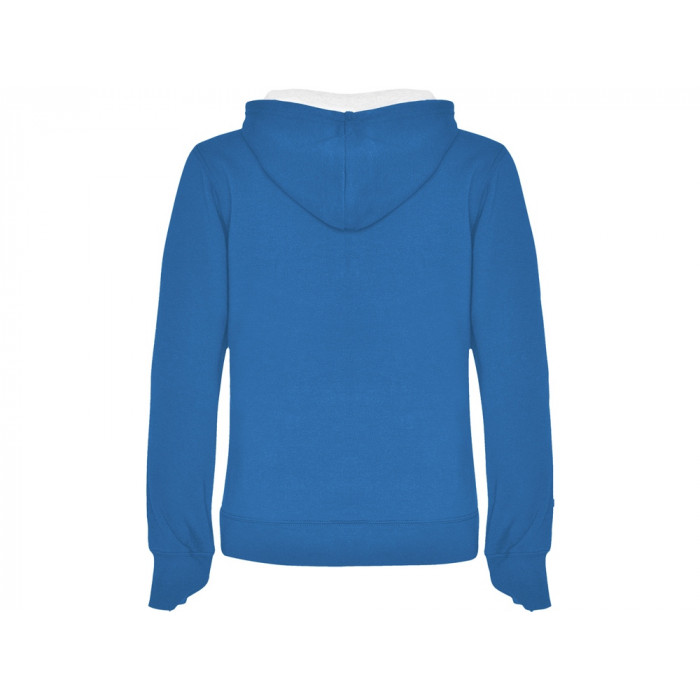 Толстовка с капюшоном Urban женская, королевский синий/белый