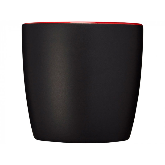 Керамическая чашка Riviera, черный/красный