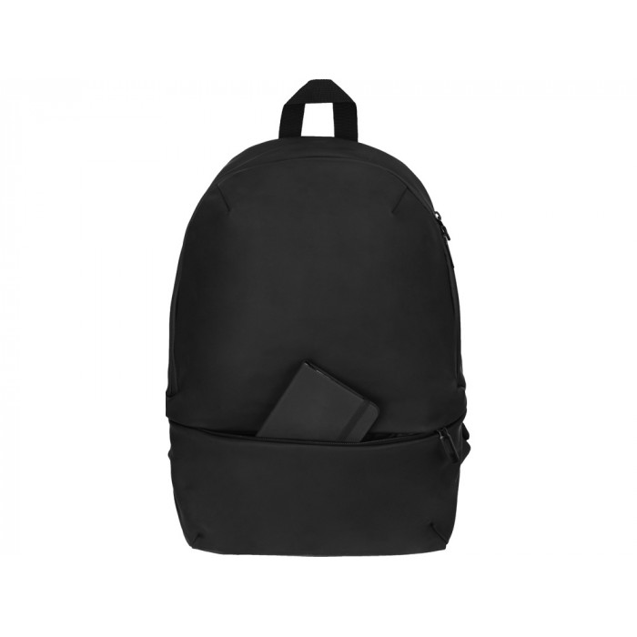 Рюкзак Glam для ноутбука 15'' из мягкой экокожи, черный