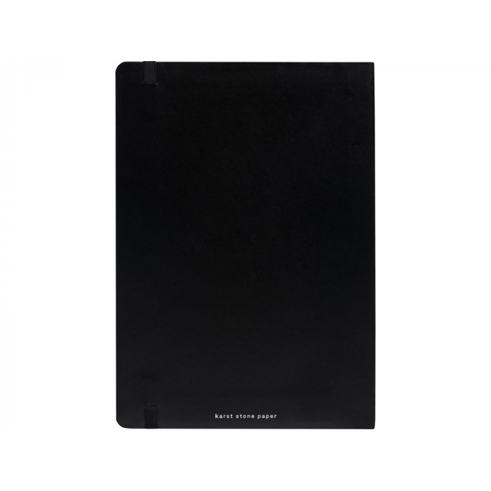 Блокнот с мягкой обложкой Karst формата A5, черный