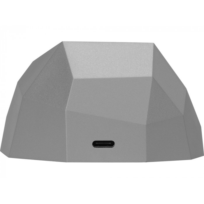 Док-станция Geo Dock с быстрой беспроводной зарядкой, серебристый с синей подсветкой. XOOPAR