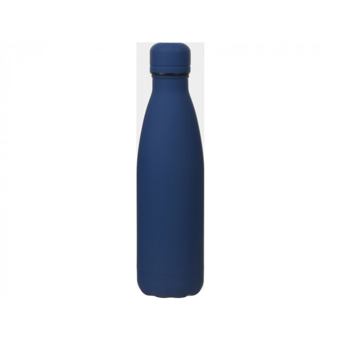 Вакуумная термобутылка Vacuum bottle C1, soft touch, 500 мл, темно-синий