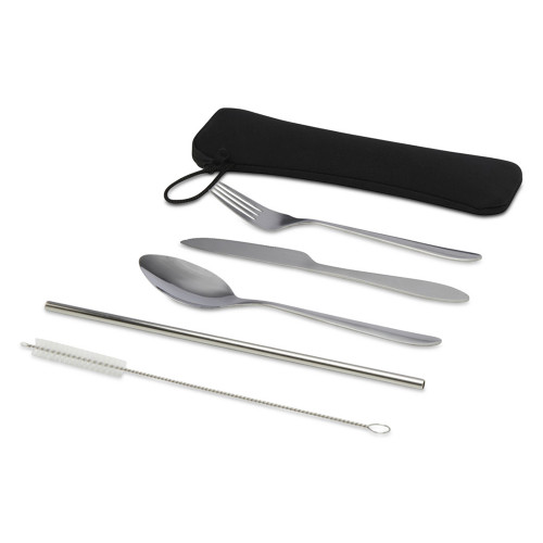 Набор столовых приборов из нержавеющей стали из 5 предметов Sheen - Серебристый