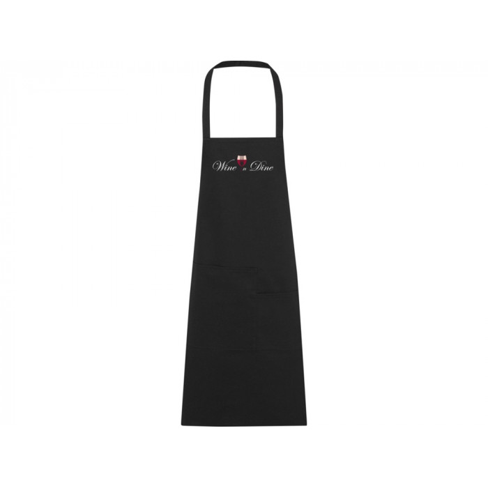 Khana Хлопковый фартук плотностью 280 г/м2, черный