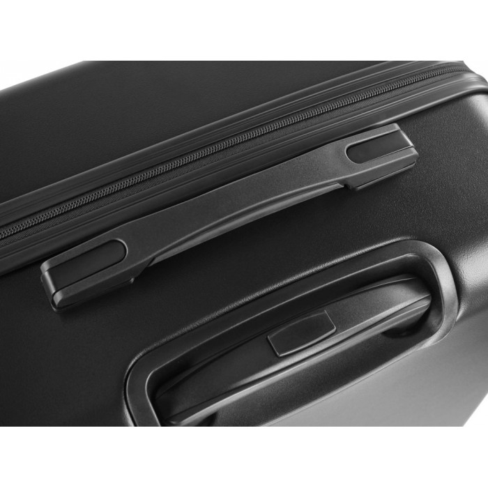 Чемодан BUGATTI Kallisto, чёрный, АБС-пластик, 44,5х26х63,5 см, 65 л