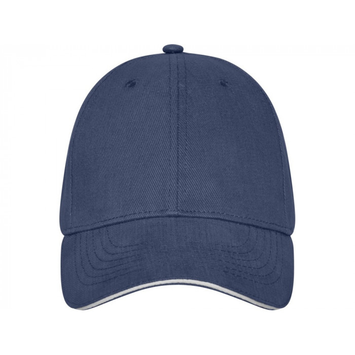 Бейсболка Darton, 6 панелей, темно-синий