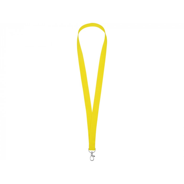 Ланьярд с карабином, желтый