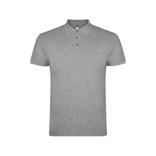 Рубашка поло Star мужская, серый меланж