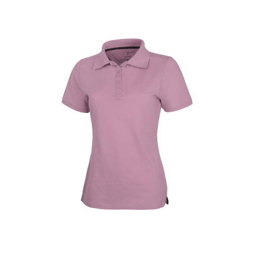 Calgary женская футболка-поло с коротким рукавом, light pink