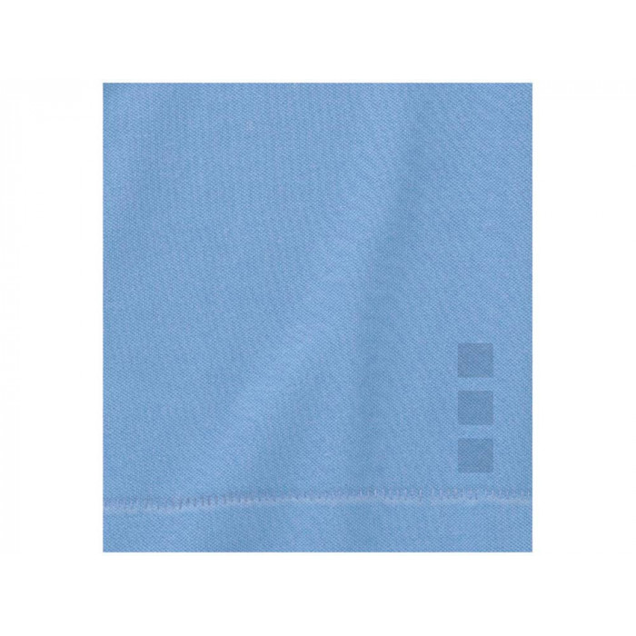 Calgary женская футболка-поло с коротким рукавом, голубой