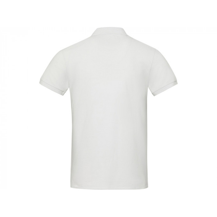 Emerald поло унисекс с коротким рукавом из переработанных материалов Aware™. - Белый
