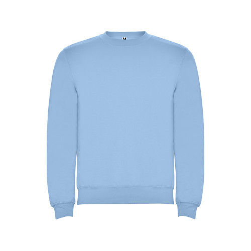 Свитшот с начесом Clasica унисекс, небесно-голубой